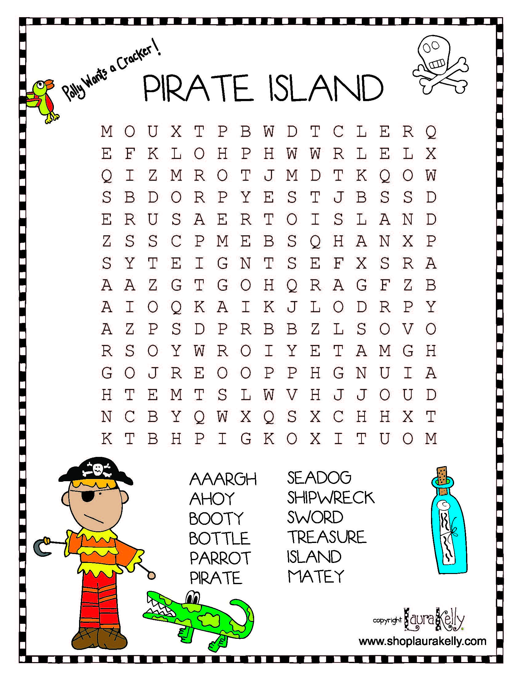 Pirate-Wordsearch